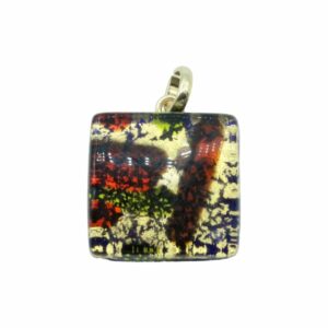 Murano Glass – Pendant - Square - 21mm – B