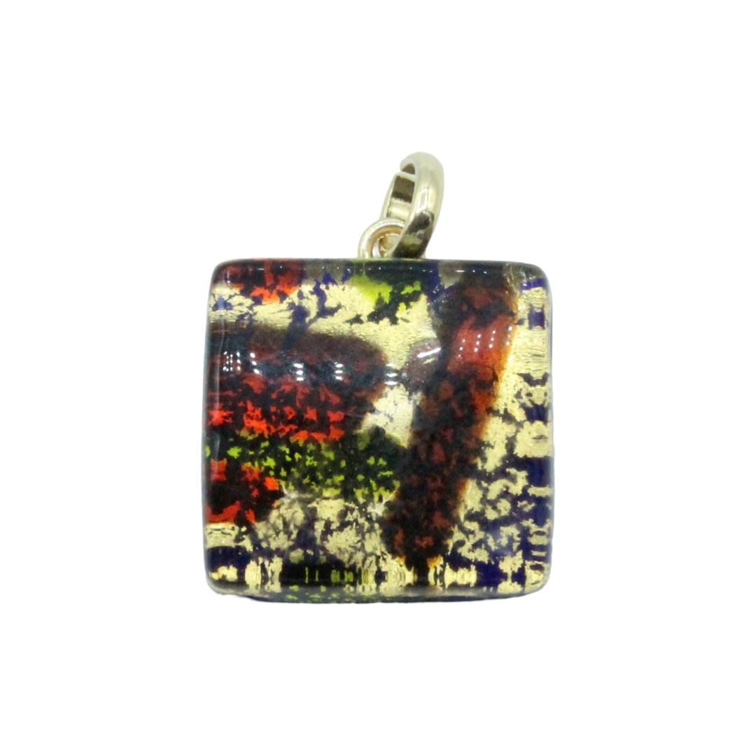 Murano Glass – Pendant - Square - 21mm – B