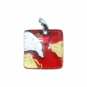 Murano Glass – Pendant - Square - 21mm – A