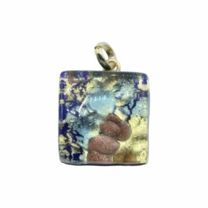 Murano Glass – Pendant - Square - 21mm – S