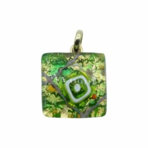 Murano Glass – Pendant - Square - 21mm – R