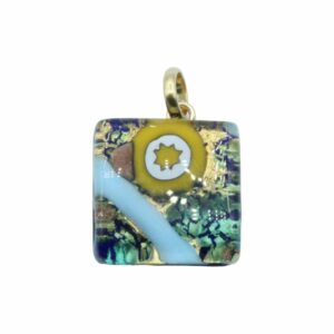Murano Glass – Pendant - Square - 21mm – Q