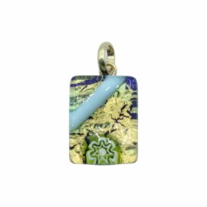 Murano Glass – Pendant - Rectangle - 21mm – C
