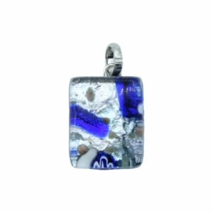 Murano Glass – Pendant - Rectangle - 21mm – I