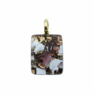 Murano Glass – Pendant - Rectangle - 21mm – G