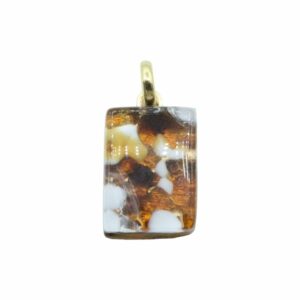 Murano Glass – Pendant - Rectangle - 21mm – F