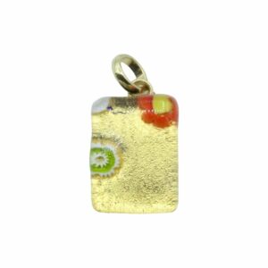 Murano Glass – Pendant - Rectangle - 21mm – E