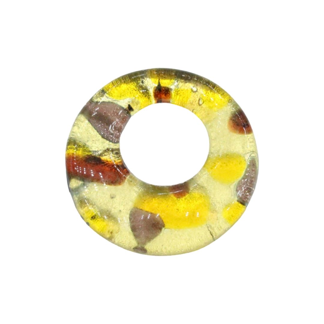 Murano Glass – Pendant - Donut - 34mm – B