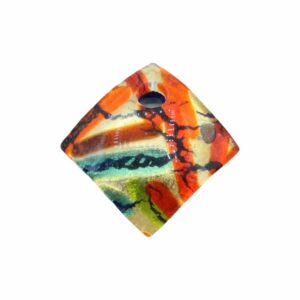 Murano Glass – Pendant - Arched Diamond - 42mm – L