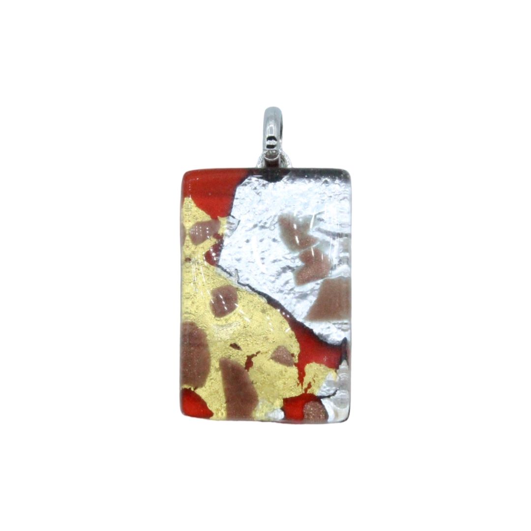 Murano Glass – Pendant - Rectangle - 30mm – N
