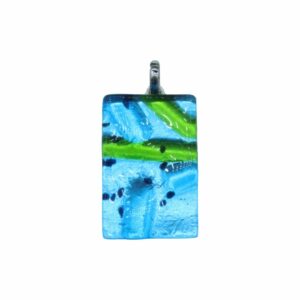 Murano Glass – Pendant - Rectangle - 30mm – J