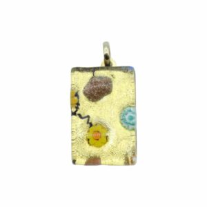 Murano Glass – Pendant - Rectangle - 30mm – E