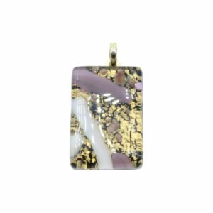 Murano Glass – Pendant - Rectangle - 30mm – C