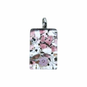 Murano Glass – Pendant - Rectangle - 30mm – B