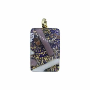 Murano Glass – Pendant - Rectangle - 30mm – Q