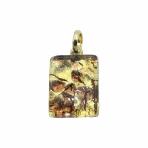 Murano Glass – Pendant - Rectangle - 21mm – O