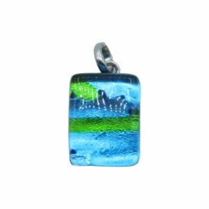 Murano Glass – Pendant - Rectangle - 21mm – V