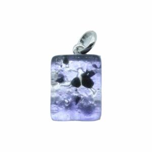 Murano Glass – Pendant - Rectangle - 21mm – Q