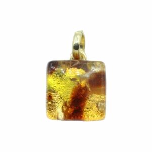 Murano Glass – Pendant - Square - 15mm – R