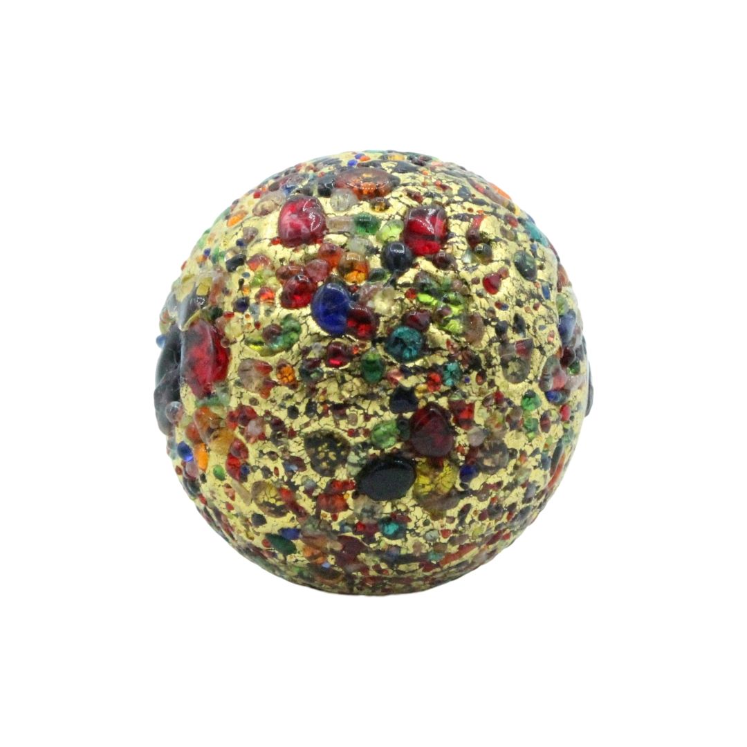 Murano Glass – Jewell Encrusted Bead - 25mm