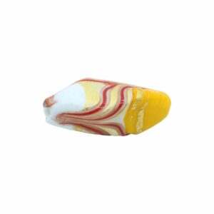 Murano Glass – Polygon Bead - 58mm - Yellow