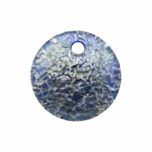 Murano Glass – Pendant - Round - 50mm – Montana / Gold