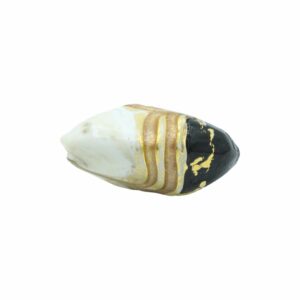 Murano Glass – Cubist Bead - 42mm - Black / White