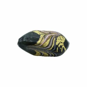 Murano Glass – Cubist Bead - 42mm - Black