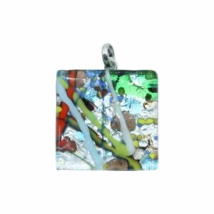 Murano Glass – Pendant - Square – 30mm – L