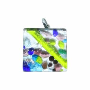 Murano Glass – Pendant - Square – 30mm – H
