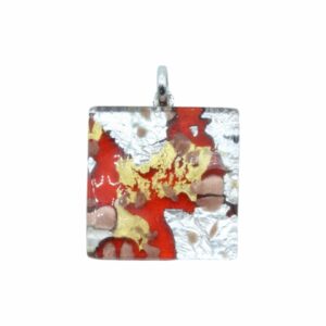 Murano Glass – Pendant - Square – 30mm – E