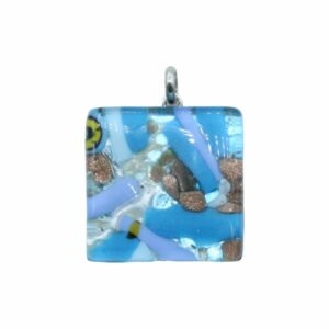 Murano Glass – Pendant - Square – 30mm – C