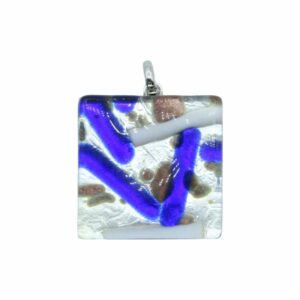 Murano Glass – Pendant - Square – 30mm – B