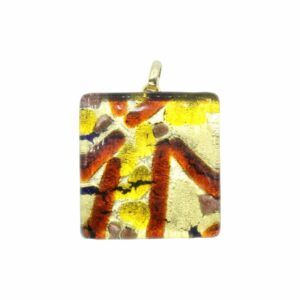 Murano Glass – Pendant - Square – 30mm – Q