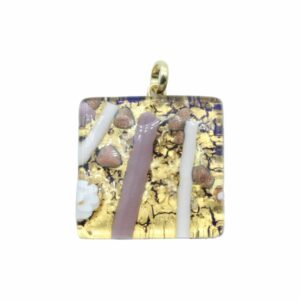 Murano Glass – Pendant - Square – 30mm – O