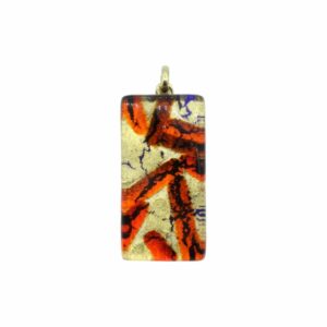Murano Glass – Pendant - Rectangle - 40mm – F