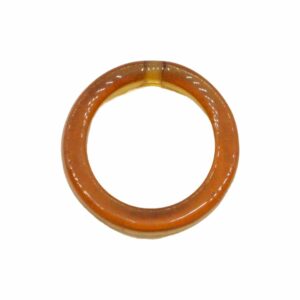Murano Glass – Ring / Hole - 27mm - Amber