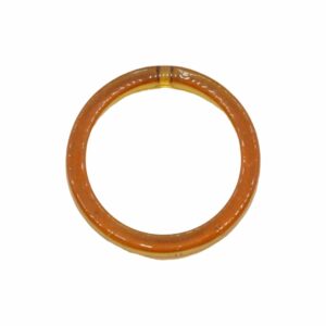 Murano Glass – Ring / Hole - 37mm - Amber