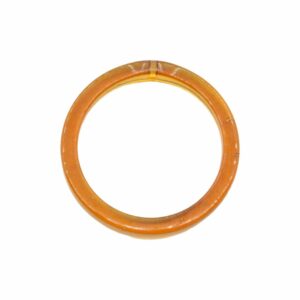 Murano Glass – Ring / Hole - 50mm - Amber