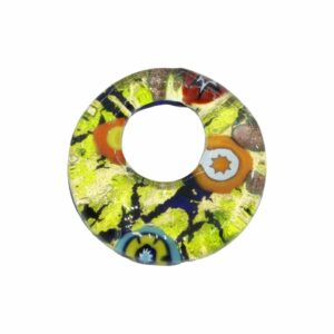 Murano Glass – Pendant - Donut - 34mm – A1