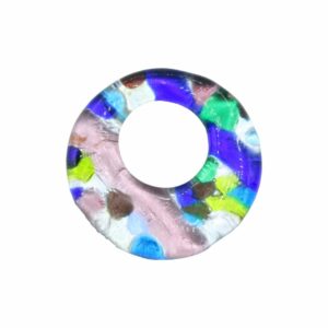 Murano Glass – Pendant - Donut - 34mm – W