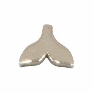 Whale Tail Bead - Stainless Steel - Rose Gold - 14mm