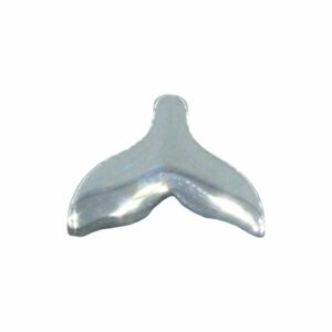 Whale Tail Bead - Stainless Steel - 14mm