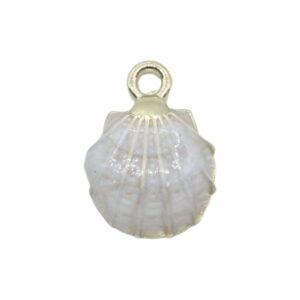 Shell Charm - 18mm - Gold / Cream