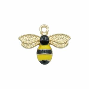 Bee Charm - 18mm - Gold