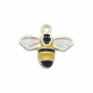Bee Charm - 12mm - Gold