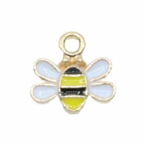 Bee Charm - 10mm - Gold