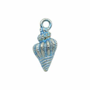 Shell Charm - 20mm - Blue