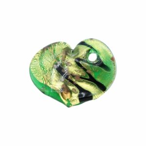Murano Glass – Pendant - Twist Heart - 40mm - C