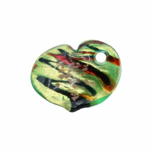 Murano Glass – Pendant - Twist Heart - 40mm - B